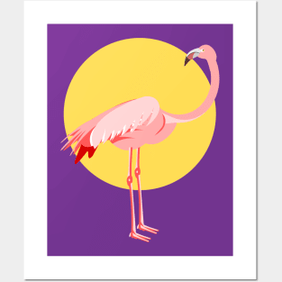 Pink Flamingo Posters and Art